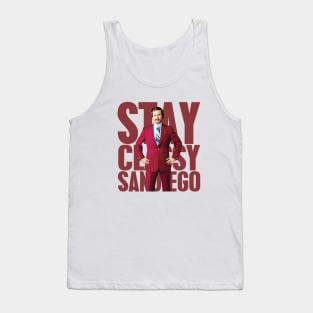 Anchorman Stay Classy San Diego Large Type Tank Top